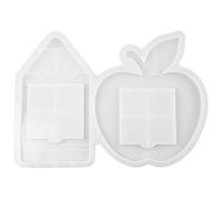 Moule en résine époxy moule en silicone porte-notes adhésifs créatif pour loisirs créatifs moules en résine époxy pour articles de papeterie uniques et organiseurs de bureau