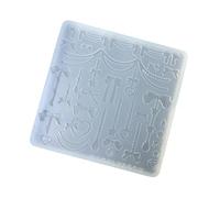 Moule en résine époxy, nœud papillon et chaîne de perles, accessoires, moules en Silicone faciles à nettoyer, fournitures de fabrication de bijoux, moule à bijoux en résine