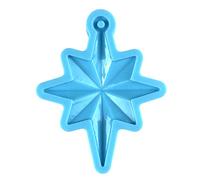 Moule En Résine Époxy Poteaux En Forme D'étoile Boucles D'oreilles Pendentifs Moulage En Silicone Outils De Fabrication De Bijoux Pour L'artisanat Moulage De Porte-clés Moules À