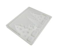 Moule en résine époxy pour créations artisanales - Moule d'arbre de Noël en silicone | Mold Gel Soy Cire pour bougies artistiques pour adultes garçons artistes maîtres événements fêtes