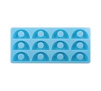 Moule en résine époxy pour décoration en forme de demi-fleur pour époxy