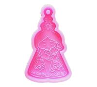 Moule en résine époxy pour porte-clés, pendentif, nonne religieuse, d ' ornement, moules en Silicone pour bricolage, artisanat, colliers, breloque, moule en Silicone pour breloque de nonne