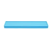Moule en Résine Époxy pour Support de Rangement Domino à Trois Niveaux | Silicone Bleu, Réutilisable et Facile à Démouler, pour Bricolage DIY et Usage Créatif