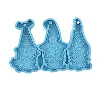 Moule en résine époxy UV fait à la main - Pendentif en résine pour nain de poupée - Porte-clés - Moule en résine - Silicone - Poupée naine - Boucles d'oreilles - Pendentif en silicone