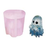Moule en résine fait à la main - Figurine fantôme d'Halloween - En silicone - Pour Halloween - Pour décoration d'intérieur effrayante - 1 pièce