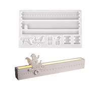 Moule En Résine Forme De Père Noël Fonction Calendrier L Parfait Pour Créer Un Ornement Noël Unique Moule Résine Époxy Pour La Décoration