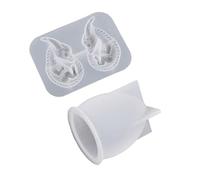 Moule en résine légère en forme d'œuf de dragon 3D, ensemble de moules en silicone avec base lumineuse en bois pour lampe de table, décoration d'intérieur, moules en résine d'œuf de dragon en silicone