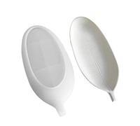 Moule en résine - moule en résine silicone pour plateau | résine époxy| moule à vaisselle pour bijoux, moules en silicone pour plateaux de rangement en forme de feuilles - moule de coulée en retour