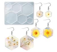 Moule en résine pour boucles d'oreilles, arche ronde en forme de diamant, pendentif en résine pour fabrication de bijoux