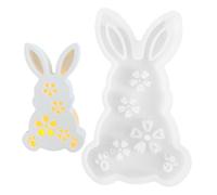 Moule en résine pour bougeoir | Lapin en béton centre de table pour l'art et l'artisanat, moule de création artistique | pour fête, maison, décoration de chambre, table, dîner et mariage