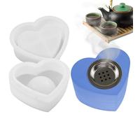 Moule en résine pour brûleur d'encens - Moule doux pour brûleur d'encens en gypse, ciment pour travaux manuels en résine époxy, moulage en silicone