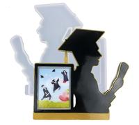 Moule en résine pour cadre photo - Moule de moulage de remise de diplôme, modèle d'ornement époxy, forme d'artisanat avec forme définie | Accessoire créatif pour projets de cadeaux personnalisés
