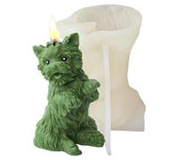 Moule en résine pour chiens - Moule en silicone pour animaux pour fusion époxy | Moule facile à enlever pour les créations en résine époxy, bougies parfumées Fai-da-Te, fabrication de sap