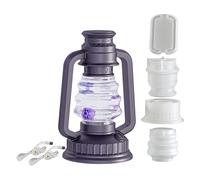 Moule en résine pour lampe à kérosène - Moules en résine de silicone - Kit de moulage de lampe à huile rétro avec 2 lumières LED - Moule de lanterne coupe-vent facile à détacher - Pour les amateurs de