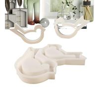 Moule en résine pour oiseaux - Forme de coulée en silicone | Fabricant de décoration en béton en forme d'oiseau creux, moule artisanal pour Pâques, centre de table de printemps, table
