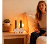 Moule en Résine pour Porte-Bougie - Artisanat De Moulage Et De Coulée,Moule En Silicone Pour Base De Bougie | pour la Décoration de Table en Pièce Maîtresse pour le Salon le Mariage la Fête et le Dîne