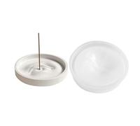 Moule en résine pour porte-encens, moule en silicone pour porte-encens - Moule de chandelier - Art parfumé, moules en résine époxy, artisanat de décoration, moules pour bougeoirs et supports en bé