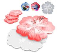 Moule en résine pour sous-verres, plateau de fruits, tasses, tapis, bols et décorations (moule en silicone pour moulage de résine agate)