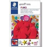 Moule en silicone ø 7 cm. fimo staedtler thème? étoiles (6 motifs) 8725 20 G