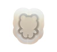 Moule en silicone 3D en forme d'animal - En résine - Forme de lapin mignon - Porte-clés - Pendentif - Fabrication de bijoux - Outils artisanaux