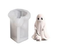Moule en silicone 3D en forme de chien qui marche fantôme et chiot, pour l'aromathérapie, la fabrication de bougies, de savon, la maison, les loisirs créatifs, la décoration