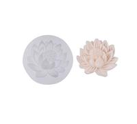 Moule en silicone 3D en forme de fleur de lotus - Moule à savon en forme de lotus - Moule en silicone - Moule en forme de fleur de lotus