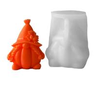 Moule en silicone 3D en forme de nain d'automne, moule en forme de, outil d'art en résine de savon, 6,1 x 7,4 x 9 cm, pour gâteau, mariage, Thanksgiving