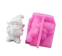 Moule en silicone 3D en forme de nain pour moulage de résine | Silicone de qualité alimentaire résistant à la température pour gâteau au chocolat projet de décoration de la maison