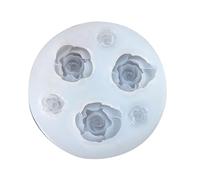 Moule en silicone 3D en forme de petite fleur en forme de fleur - 6 styles différents - Convient pour la fabrication de bijoux en résine époxy, décoration d'intérieur