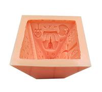 Moule en silicone 3D en forme de pyramide égyptienne pour bougie, fondant, plâtre, savon, chocolat, crème glacée, dessert
