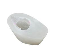 Moule en silicone 3D en forme d'escargots - Outils de décoration de gâteau d'anniversaire pour bébé - Pour fondant, chocolat, gumpaste - Argile - Moules à savon en silicone pour la fabrication de