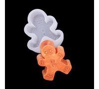 Moule en silicone 3D Gingerbread man tree Sugar Cake Decoration Chocolat (A179)