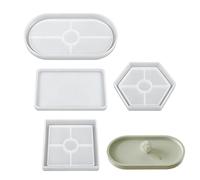 Moule en silicone 4 pièces en silicone réutilisable pour la décoration | Forme pour tasse à café Sous-ensembles pour fête de Thanksgiving Bureaux Salon Bureau École Étudiant Appartement