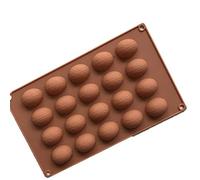 Moule en silicone à 20 trous en forme de noix pour gâteaux, chocolats, puddings, biscuits, gelée, fondant, chocolat, bonbons, moule à pâtisserie