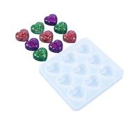 Moule en silicone à 9 trous - Résine à bijoux faite à la main - Parfait pour la fabrication et la transformation des aliments - Moulures faites à la main