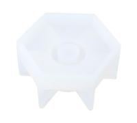 Moule en silicone à base de bougeoir hexagonal