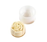 Moule en silicone à fleurs 3D, forme florale flexible pour gâteaux, chocolat, mousse, morceaux de cire, activités de pâtisserie à domicile