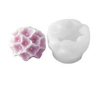 Moule en Silicone à fleurs d ' hortensia, adapté à la fabrication de bougies, décoration de gâteaux et cadeaux, Surfaces antiadhésives, moule à bougie en Silicone