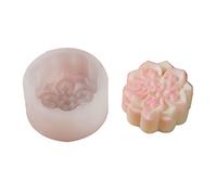 Moule en silicone à fleurs rondes 3D pour gâteaux de lune, moule à savon en silicone, fabrication de gâteaux, barres de fromage, outils de savon chocolat, moules pour bougies en résine, moulage de