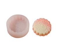 Moule en silicone à fleurs rondes 3D pour gâteaux de lune, moule à savon en silicone, fabrication de gâteaux, barres de fromage, outils de savon chocolat, moules pour bougies en résine, moulage de