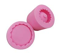 Moule en silicone à motif géométrique pour pot de fleurs en résine époxy, béton, argile, cendrier
