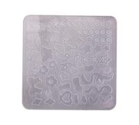 Moule en silicone à sable mouvant pour résine, moule à secouer pour pendentif, bijoux, porte-clés, décoration, fabrication d'artisanat, porte-clés en silicone