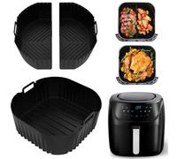 Moule en silicone Accessoires de friteuse à air chaud pour friteuse à air chaud XXL 8L 27170-56,3 Moule en silicone Airfryer pour XXL 8,3L (27632-56), Insert en silicone Air Fryer Accessoires Airfryer