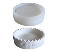 Moule en Silicone Advent | Calendrier de l'Avent pour Artisanat Résine | Fournitures Créatives pour Art et Craft | Moule à Plateau pour Bougie Bureau Chambre Voiture Balcon