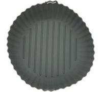 Moule en silicone air fryer rond 24,5 cm Fackelmann Gris