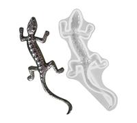 Moule En Silicone Animal - Silicone, Moule De Moulage Gecko, Conception 3D Détaillée | Outil De Fabrication À Dégagement Facile, Antiadhésive Flexible Et Durable, Moulage De Résine Pour Résine