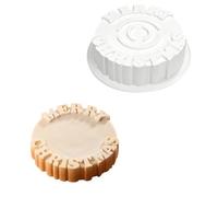 Moule en silicone anti-adhésif de qualité alimentaire, moules pour glaçons, moule de cuisson en silicone 3D pour bonbons, pâtisserie, pudding au chocolat, moule de décoration de gâteau (taille : 17,5