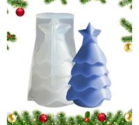 Moule en Silicone Arbre de Noël,Moules En Silicone En Forme D'arbre Pour Moulage - Outils De Loisirs Créatifs Décoratifs À Démoulage Facile Pour Plâtre Déco Maison Résine Époxy Savon Bougies