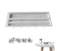 Moule en Silicone Artisanal | Moule Créatif pour Calendrier de l'Avent de 24 Jours | Outil de Décoration en Résine Époxy pour Projet Artistique | Pour et Adultes en Hiver