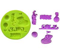 Moule en silicone Artisanat Sac de Golf Clubs Terrain Balles Accessoire Créatif Modélisme Loisirs Manuels